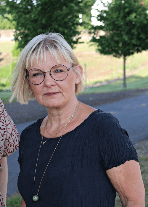 Jette Dyrvig i Praechtig Berlin silkekjole