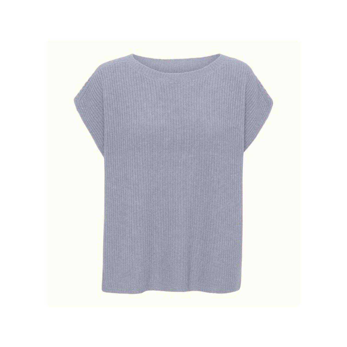 Strik Vest med Cashmere og Uld