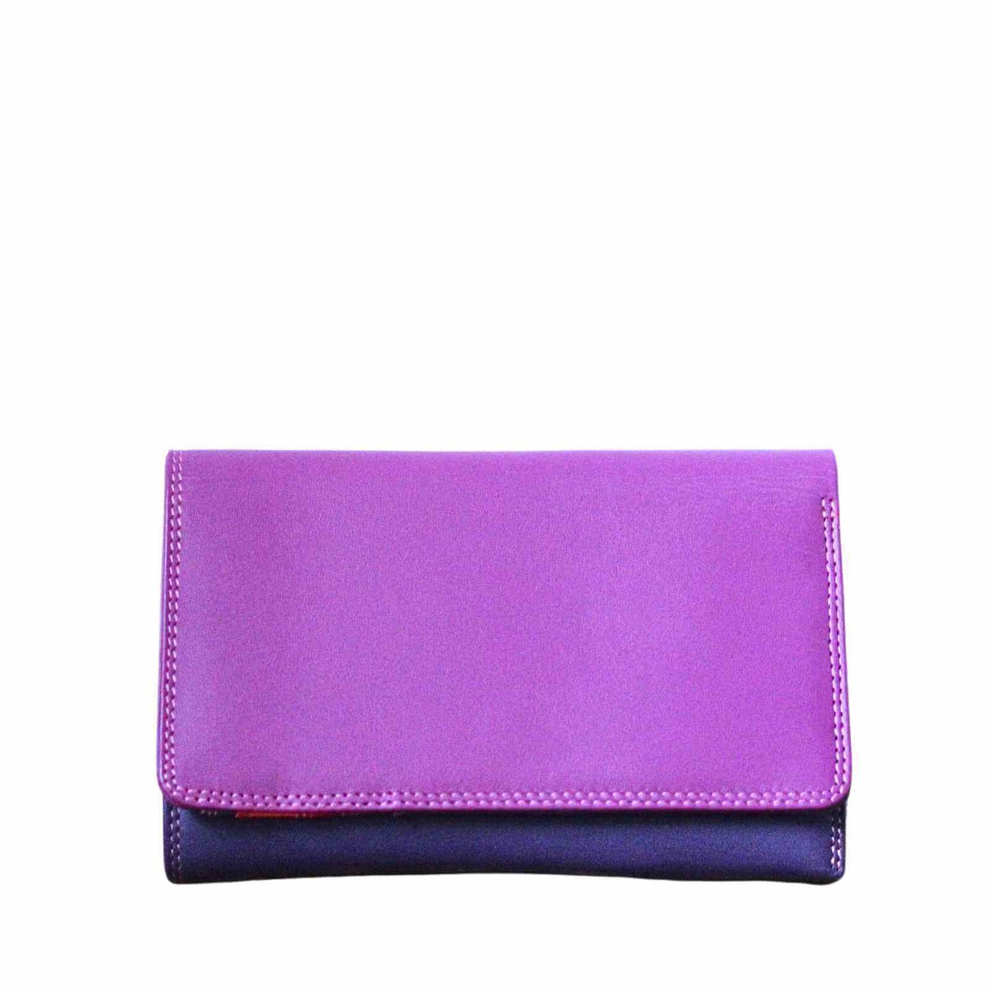MyWalit skind pung i fuchsia og lilla model 363