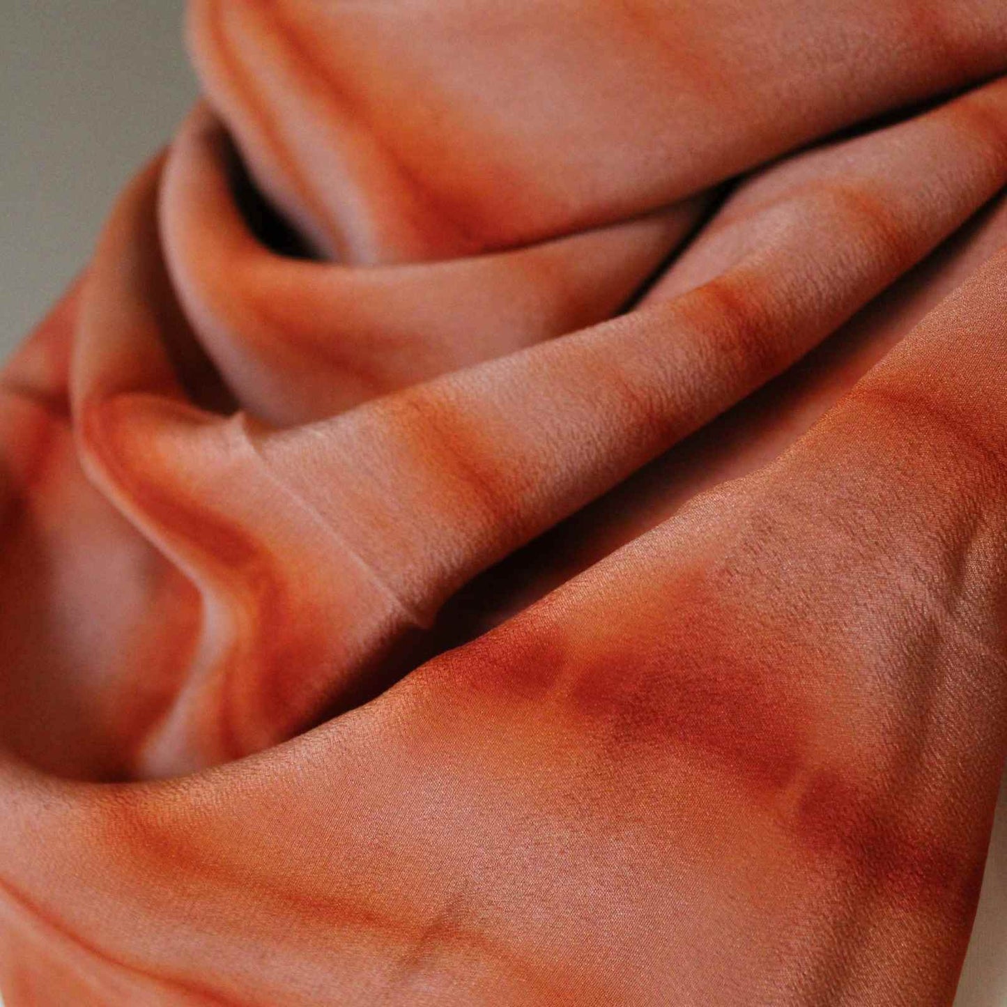 orange silke stof fra tørklæde