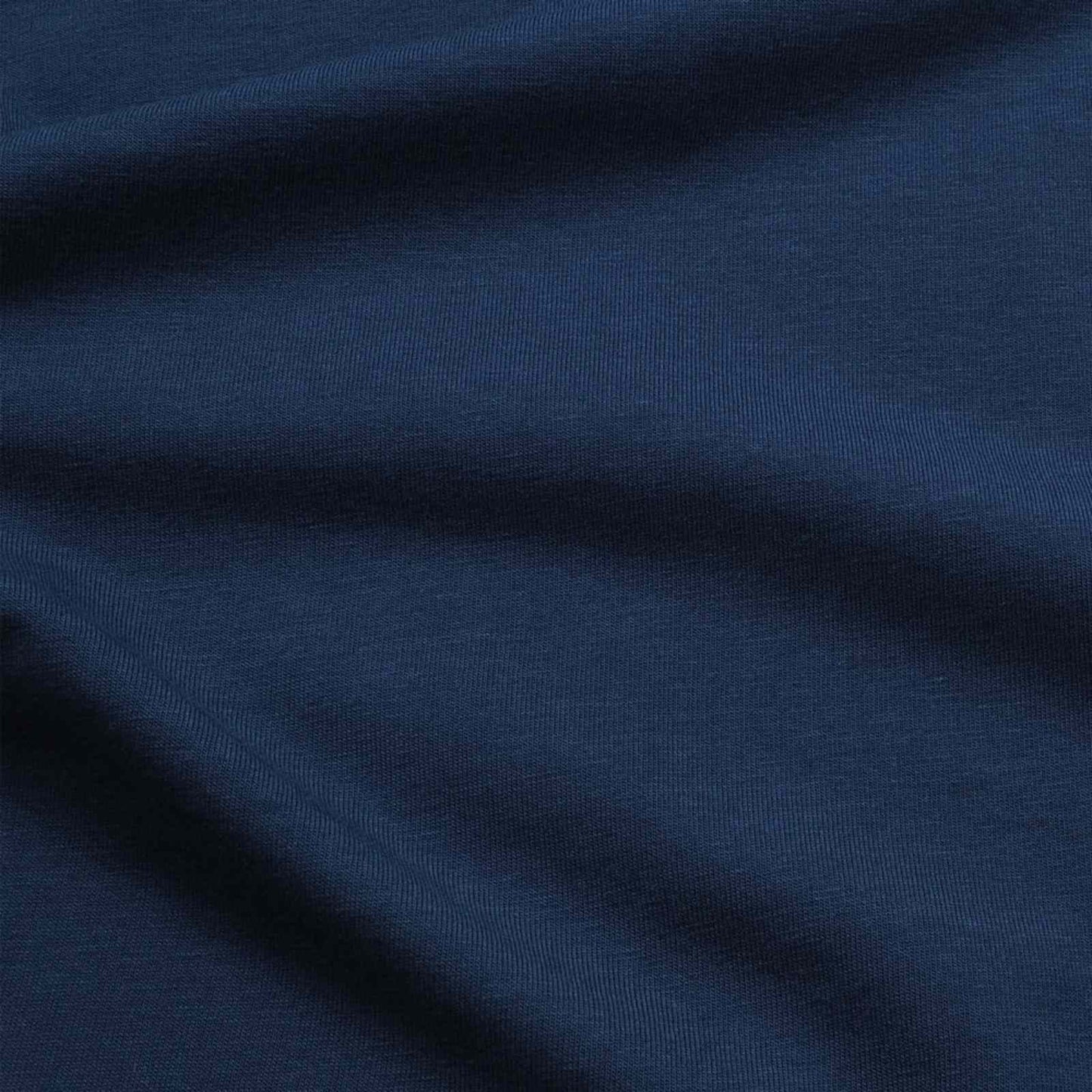 Blå t-shirt stof Mansted