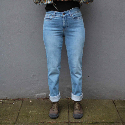 Klassiske Jonny Q jeans model 682 i old used blå