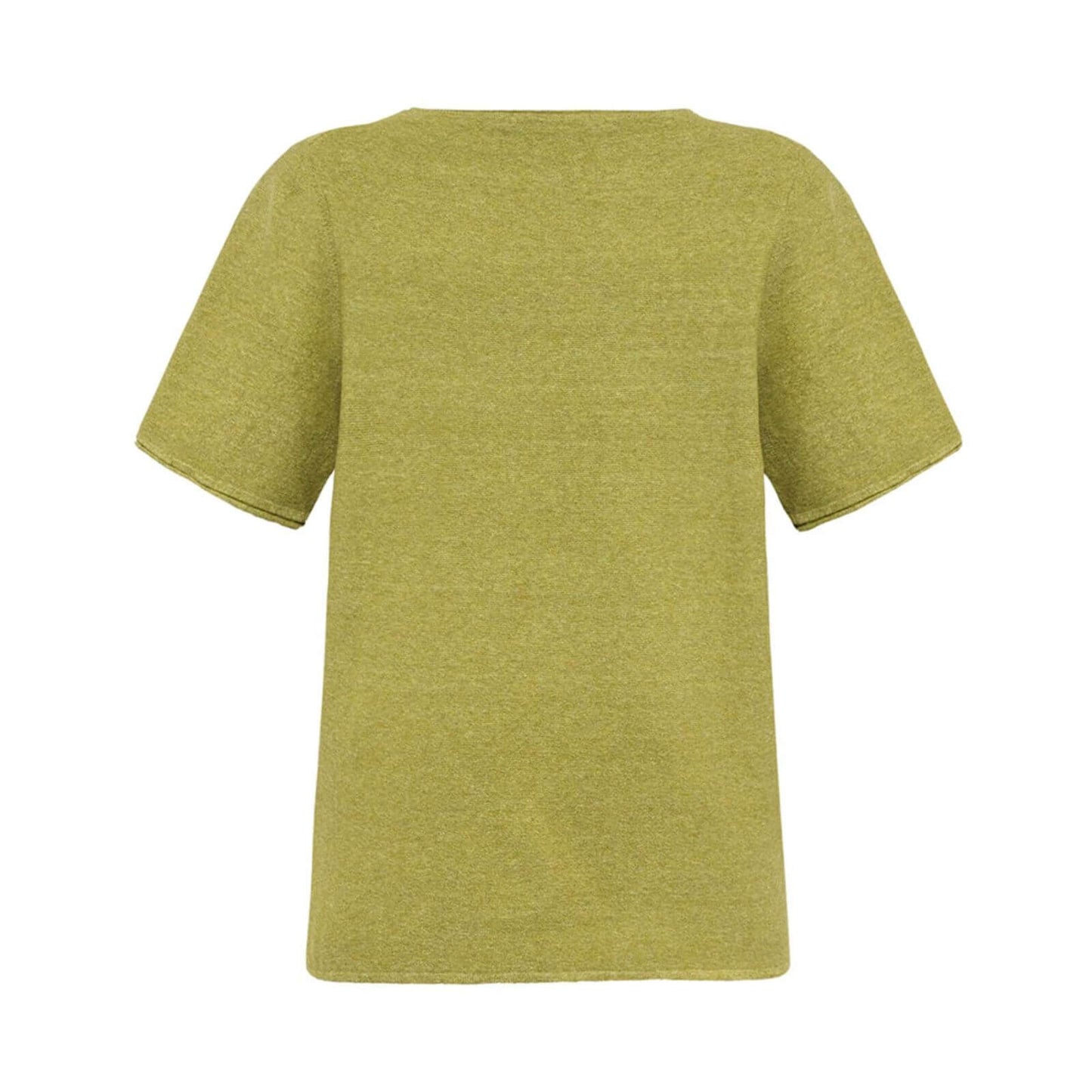 kortærmet t-shirt olivengrøn bagfra Mansted
