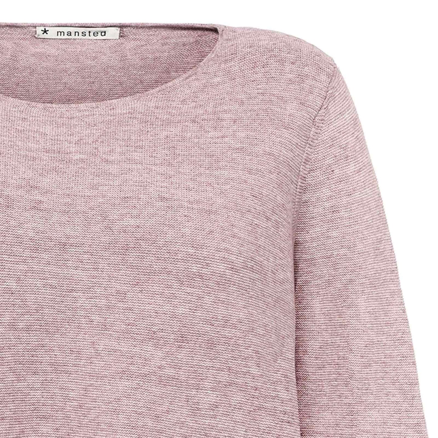 Mørkerosa øko bomuldsbluse Moriko fra Mansted