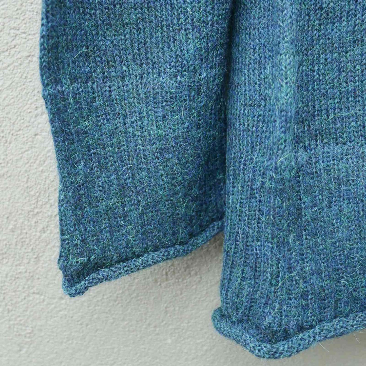 rib detaljer på Gaia bluse fra Gorridsen i ocean