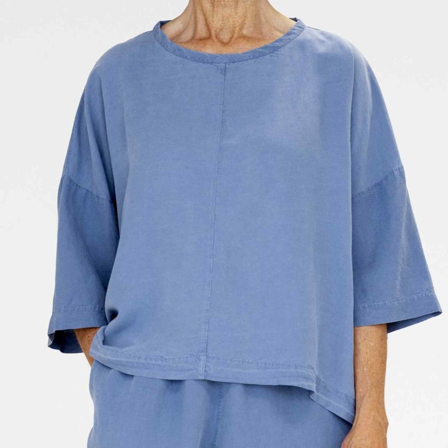 lyseblå Muse Wear top Vita top