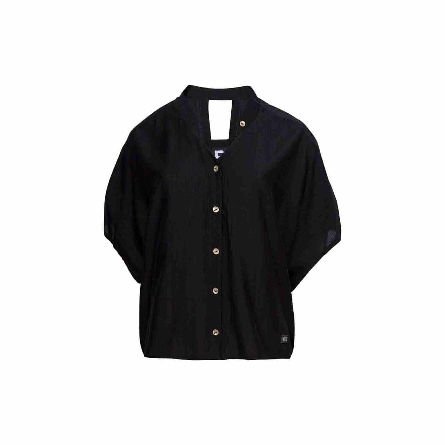 Sort viskose bluse fra E-Avantgarde