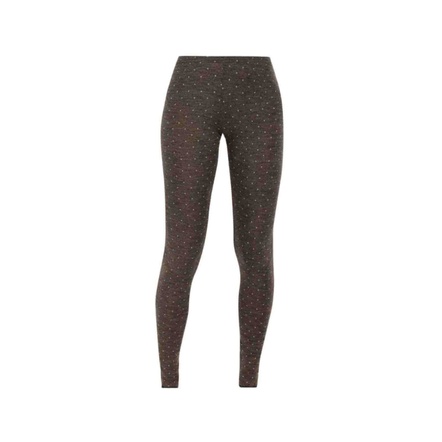Brune uld leggings med prikker fra Jalfe