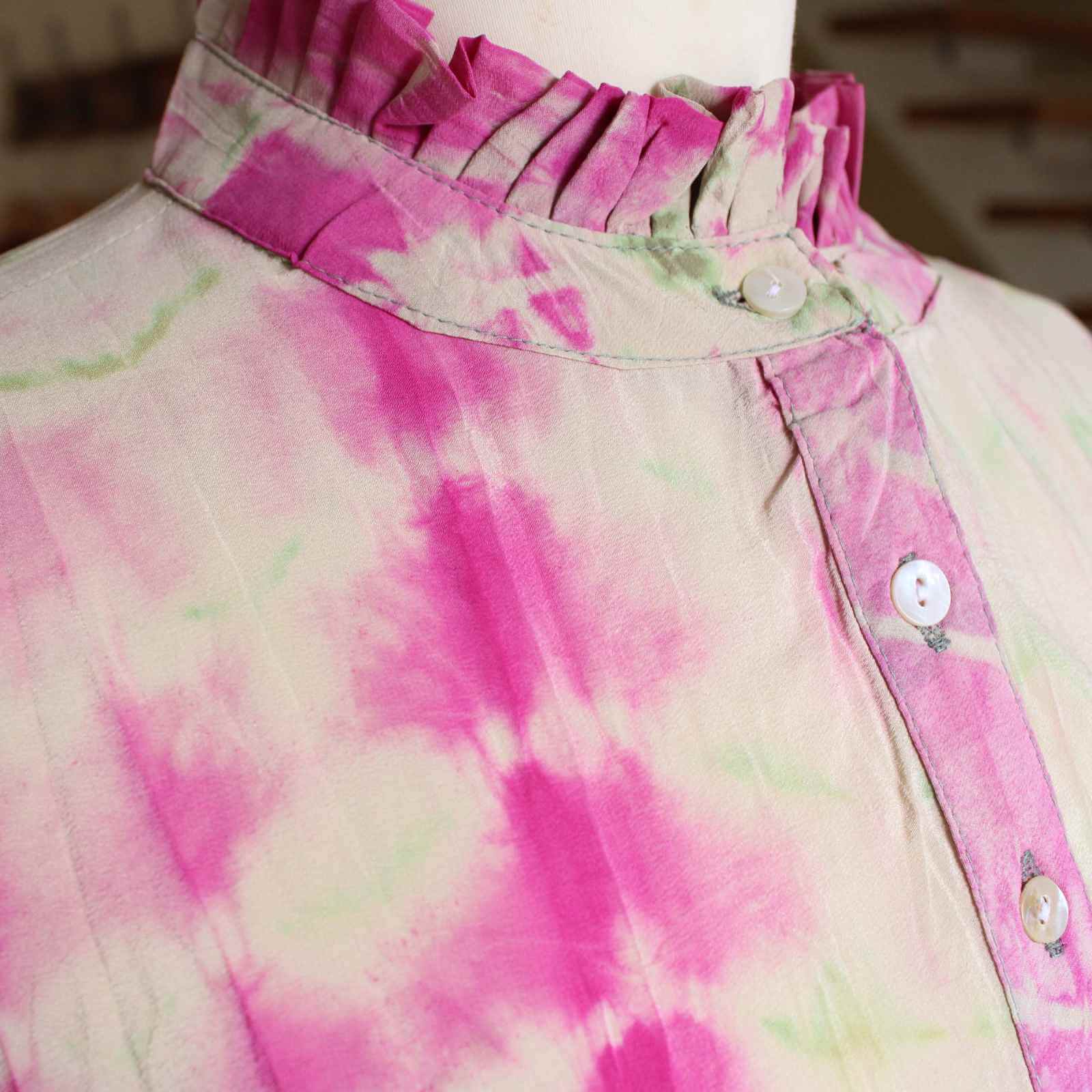 Flæsekrave på pink Skagen top fra Cofur