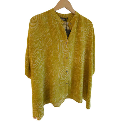 Lysegrøn silke skjorte fra Cofur hos Anbi