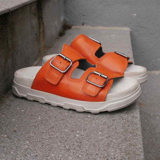 Orange Lofina slipper sandaler