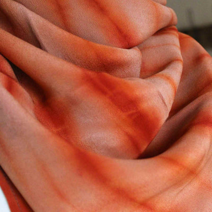orange silketørklæde