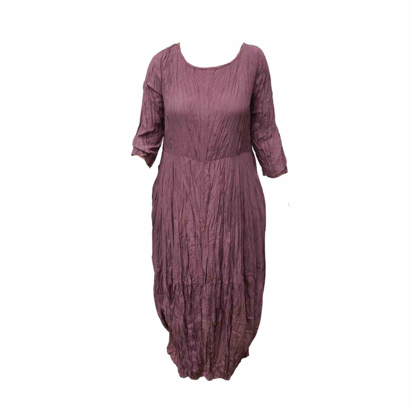 Lang silkekjole fra Praechtig Berlin i bordeaux Wota kjole