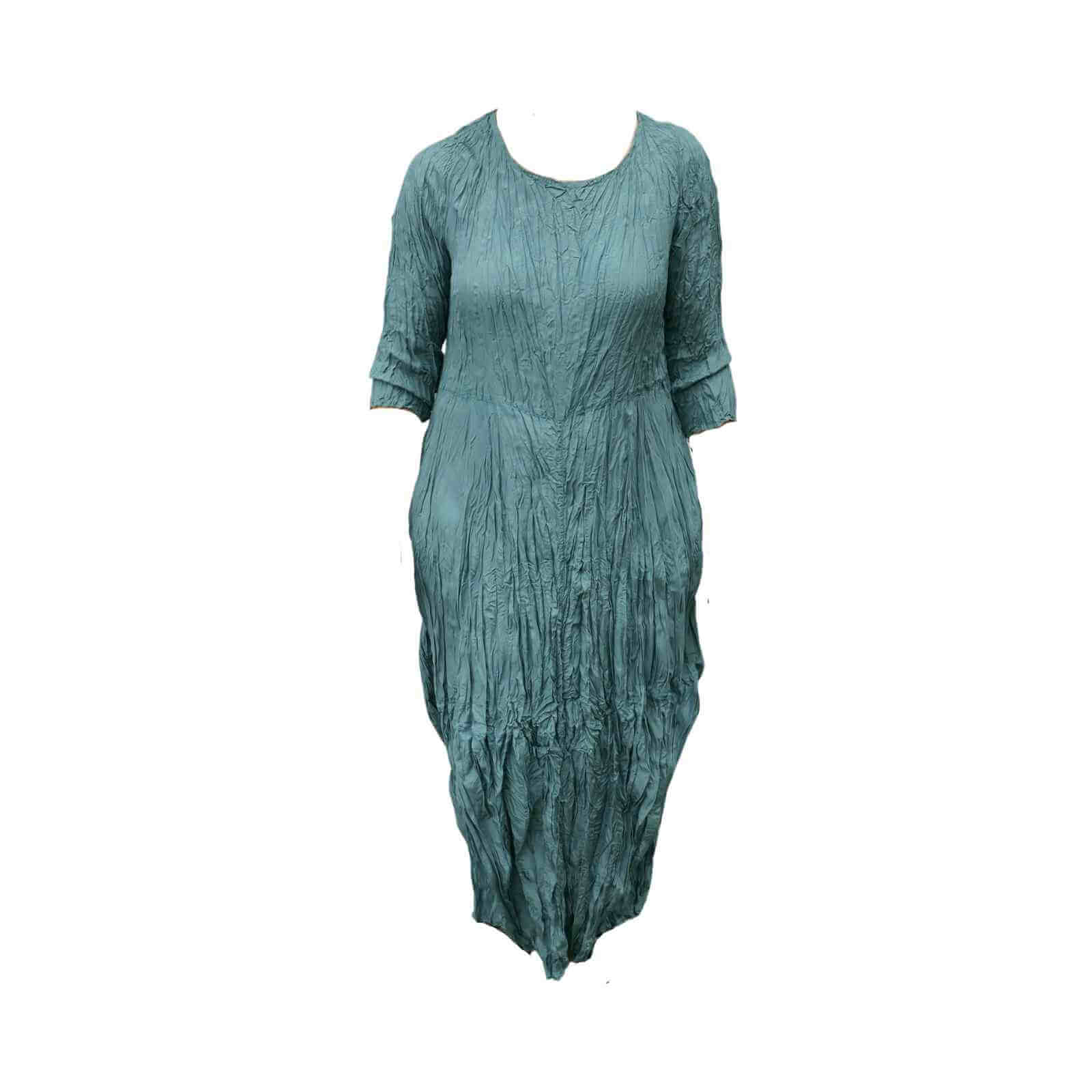 Praechtig Berlin silkekjole med 3/4 ærmer Wota kjole i grøn