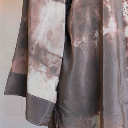 Silke kimono jakke Cofur lysebrun