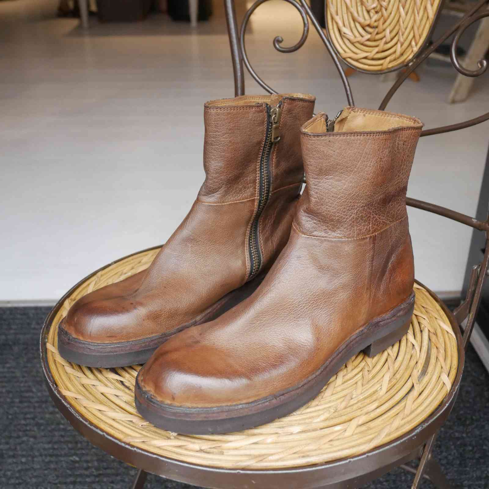 Brune læderstøvler fra Bubetti hos Anbi