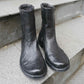 Sorte forvasket skind støvler fra Bubetti - model 9941