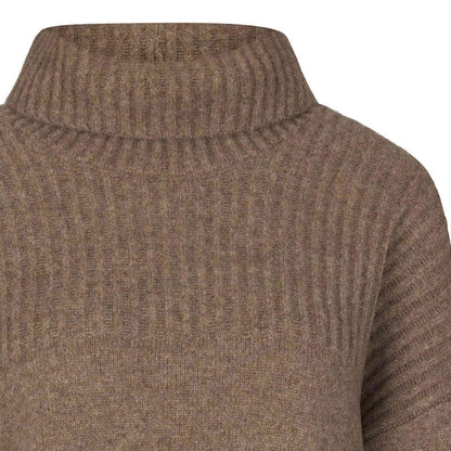 Rullekrave på yak uld sweater fra Mansted