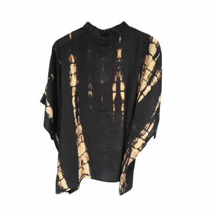 sort oversize silke skjorte fra Cofur