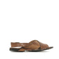 Brun læder sandal til damer fra Bubetti