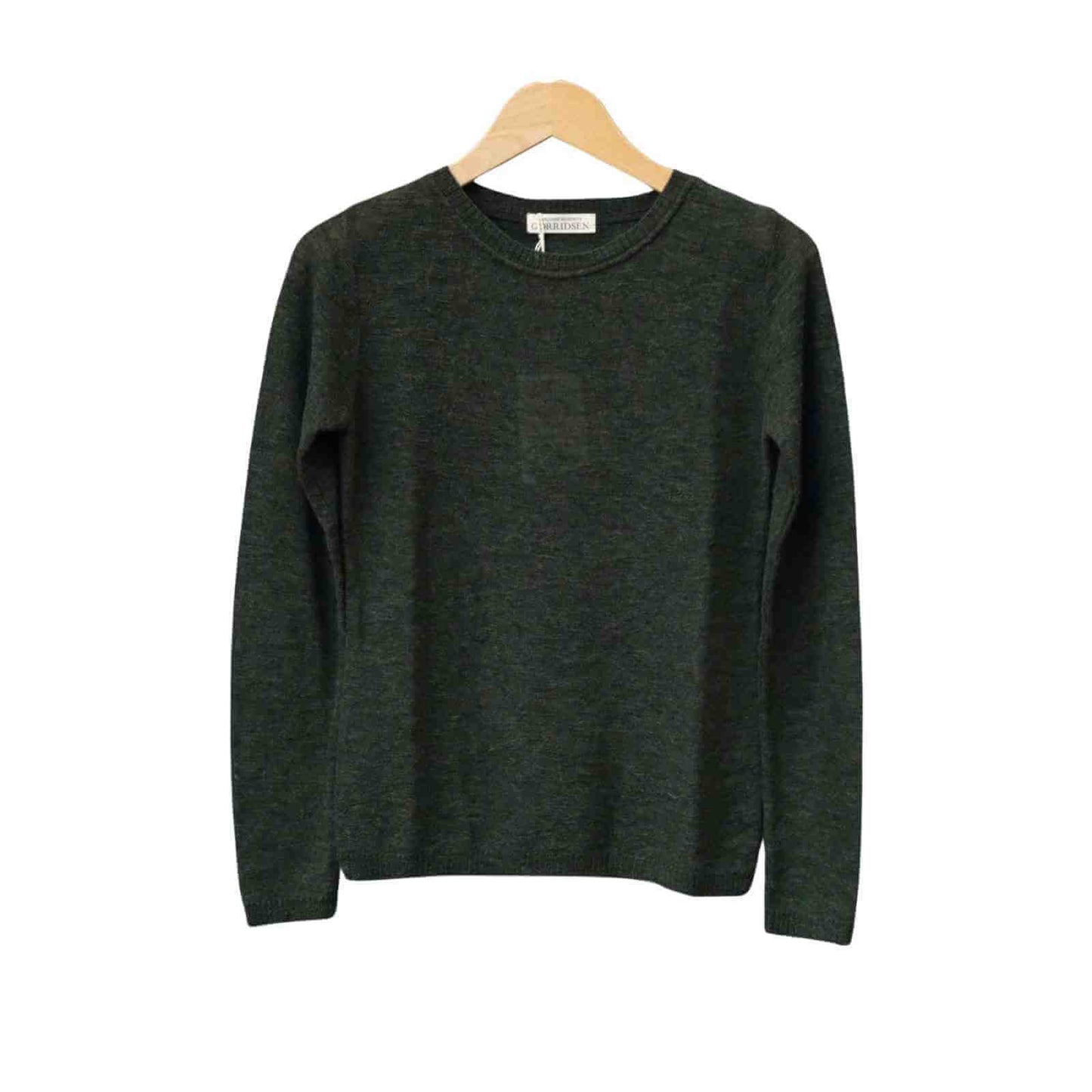 Tynd merino uld bluse i grøn fra Gorridsen Design