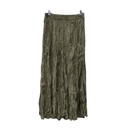 Olivengrøn silke nederdel fra Praechtig Berlin