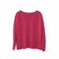 Cherry farvet Leda sweater fra Gorridsen Design