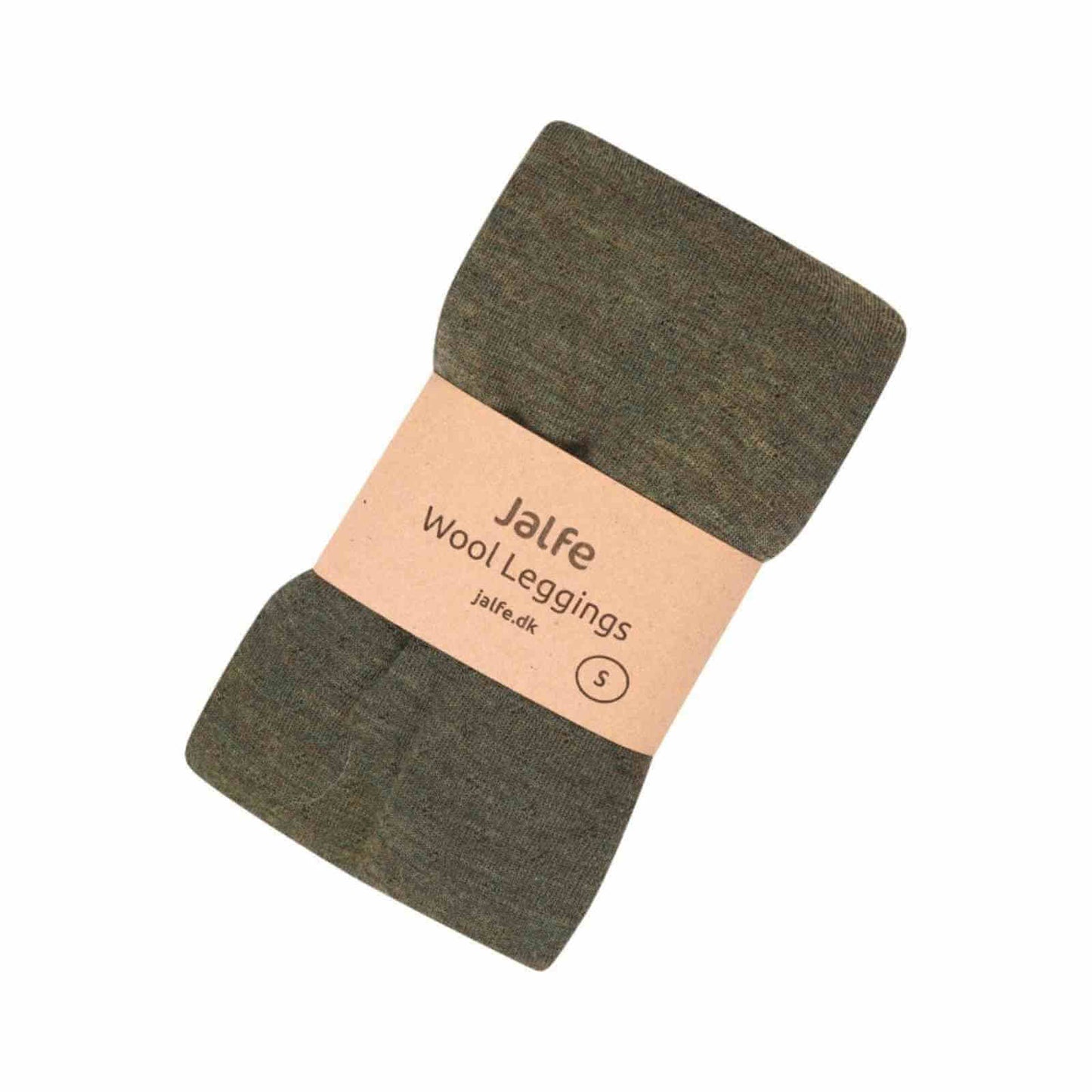 Tynde uld leggings i 100% merinould i pine grønne fra Jalfe